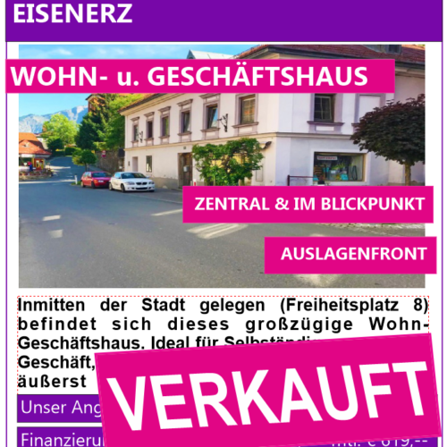 Eisenerz, Wohn- u. Geschäftshaus